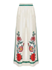Floral Button Up Shirt and Pants Set