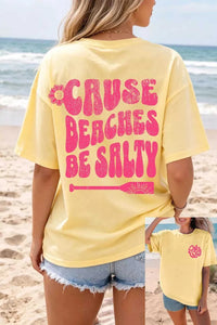 Casual Round Neck Short Sleeve Slogan Print Loose Fit T-shirt 100100656788826 35 Affordable Fashion Under $100 Jerry's Apparel 
