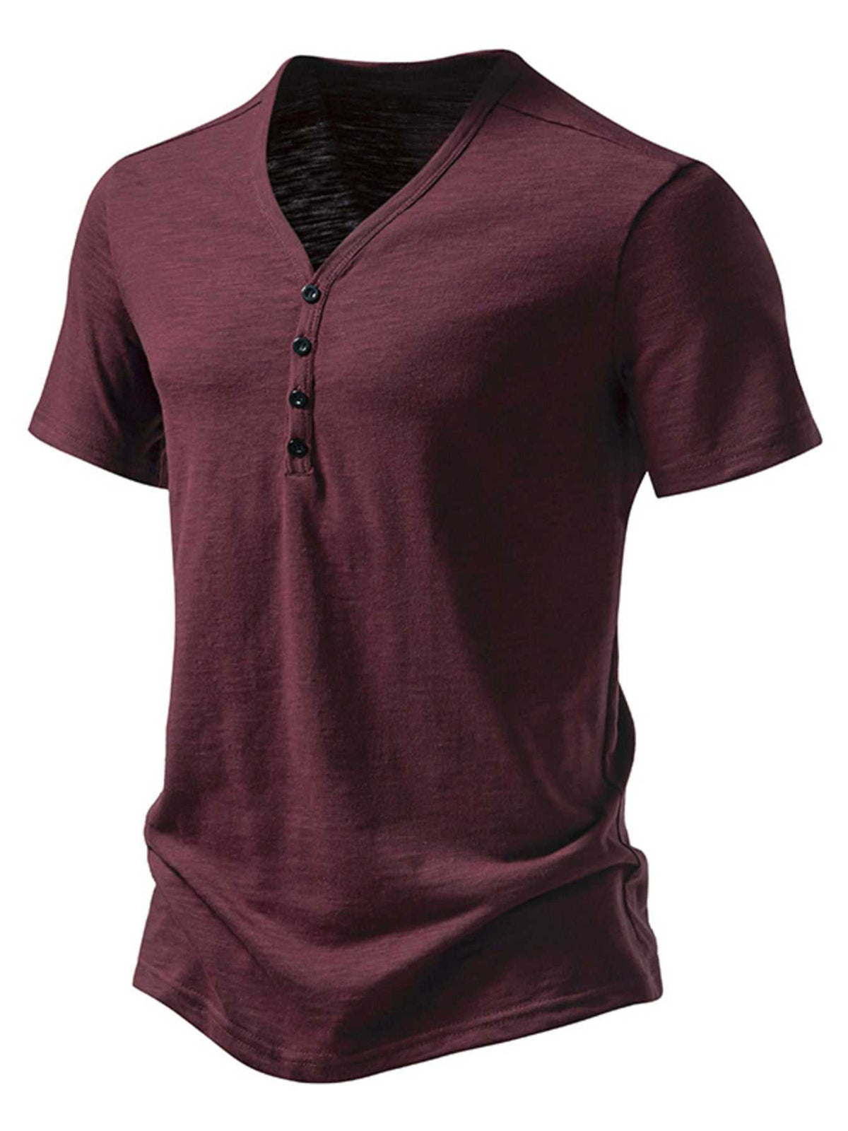 Men's Casual Button Detail T-Shirt 100400483124251 27 Affordable Fashion Under $100 Jerry's Apparel 