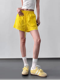 High Waisted Drawstring Shorts