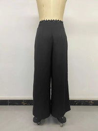 High-Waisted Wide-Leg Lace-Trimmed Pants 101001748703558 35 Affordable Fashion Under $100 Jerry's Apparel 