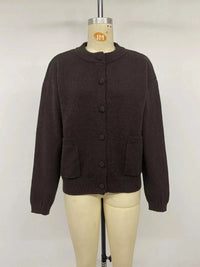Crew Neck Button-Up Cardigan 100100204683284 50 Affordable Fashion Under $100 Jerry's Apparel 