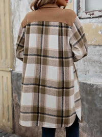 Perfee Plaid Button Up Long Sleeve Coat 100100414291349 51 Affordable Fashion Under $100 Jerry's Apparel 