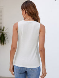 Wide Strap Round Neck Tank