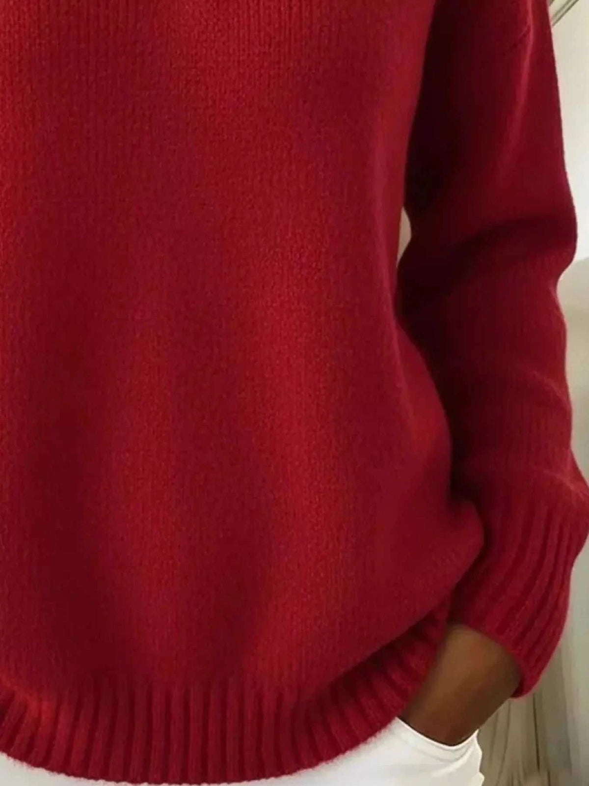 Full Size Button Detail Dropped Shoulder Sweater Plus Size 101002359418175 39 Affordable Fashion Under $100 Jerry's Apparel 