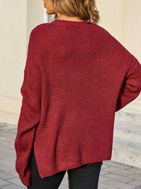 Pocket Detail Round Neck Sweater 100100321906852 48 Affordable Fashion Under $100 Jerry's Apparel 