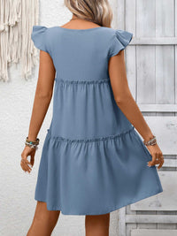 Ruffle Sleeve Tiered Mini Dress 100100406659839 28 Affordable Fashion Under $100 Jerry's Apparel 