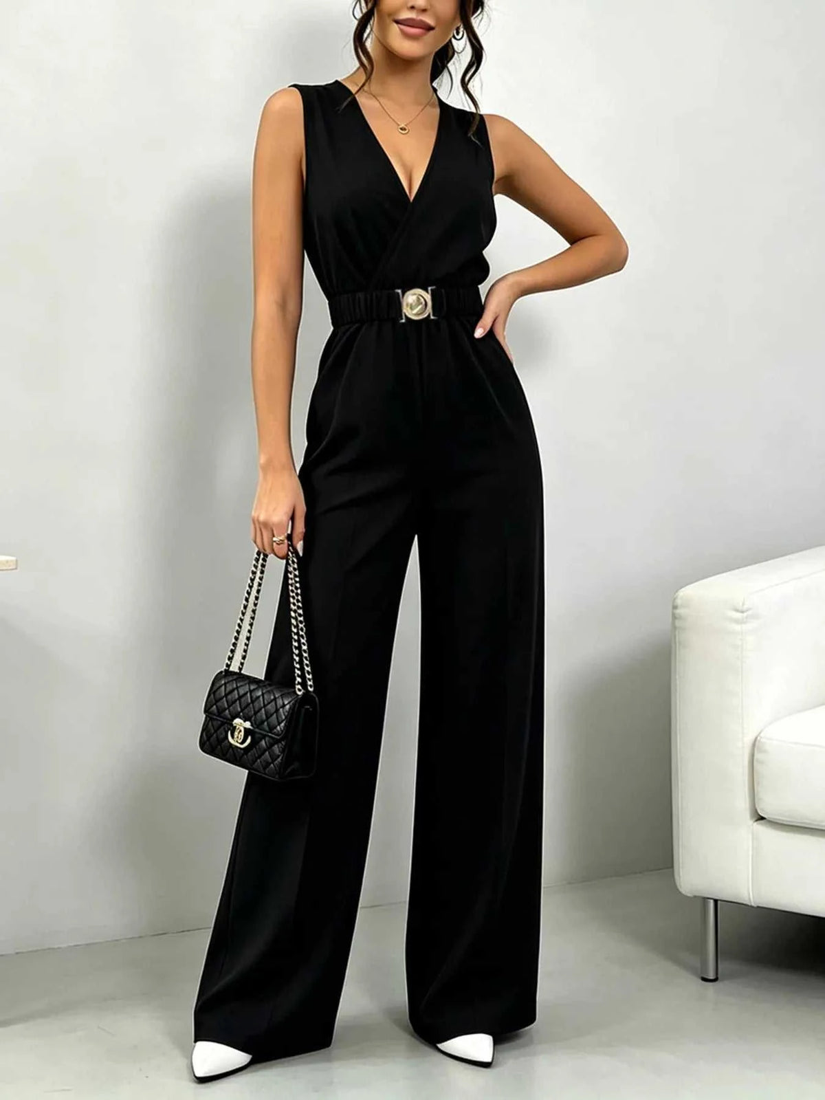 Sleeveless Wide Leg Jumpsuit 100100182466627 30 Affordable Fashion Under $100 Jerry's Apparel 