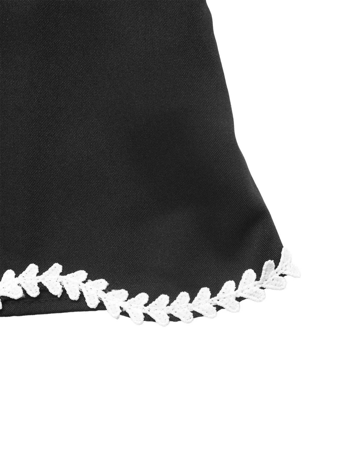 Contrast Trim Flare Sleeve Blouse 100100859093483 30 Affordable Fashion Under $100 Jerry's Apparel 