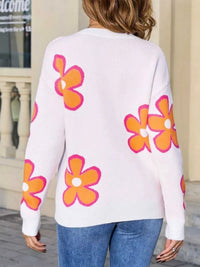 Floral Crew Neck Sweater 100100135232567 49 Affordable Fashion Under $100 Jerry's Apparel 