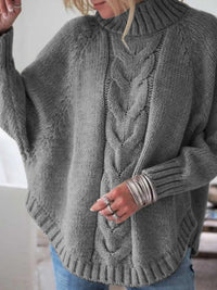 Cable-Knit Long Sleeve Sweater 100100862804936 23 Affordable Fashion Under $100 Jerry's Apparel 