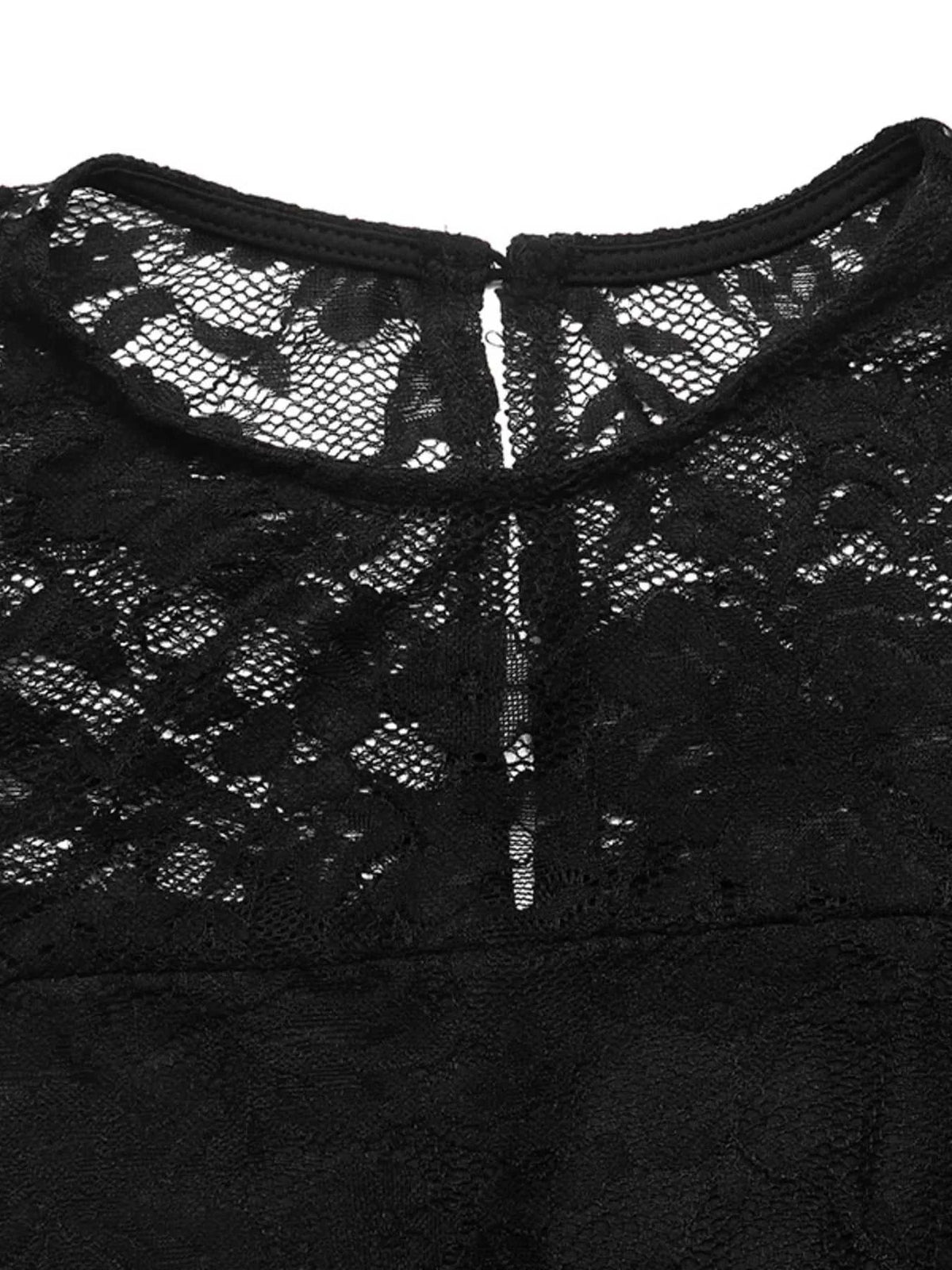 Elegant Lace Long Sleeve Mini Dress 100100416267277 48 Affordable Fashion Under $100 Jerry's Apparel 