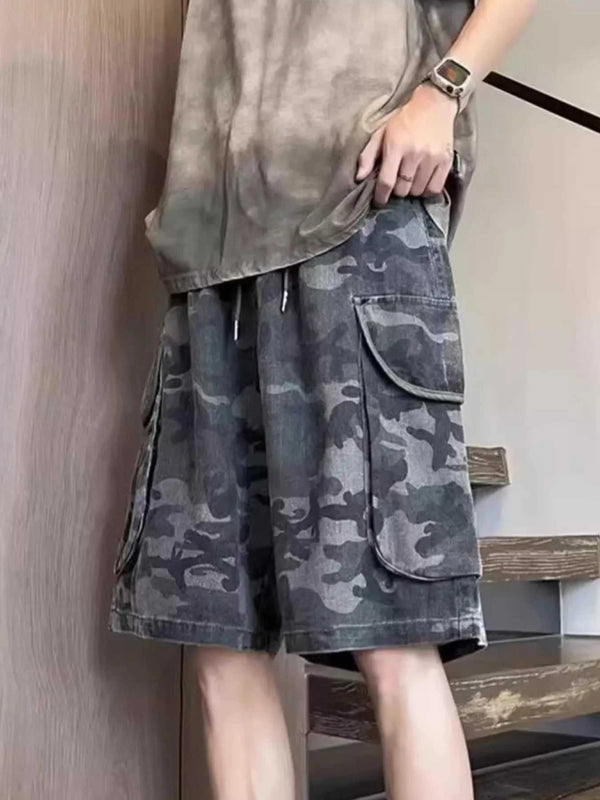 Men's Plus Size Casual Camouflage Cargo Shorts 100400704277176 37 Affordable Fashion Under $100 Jerry's Apparel 