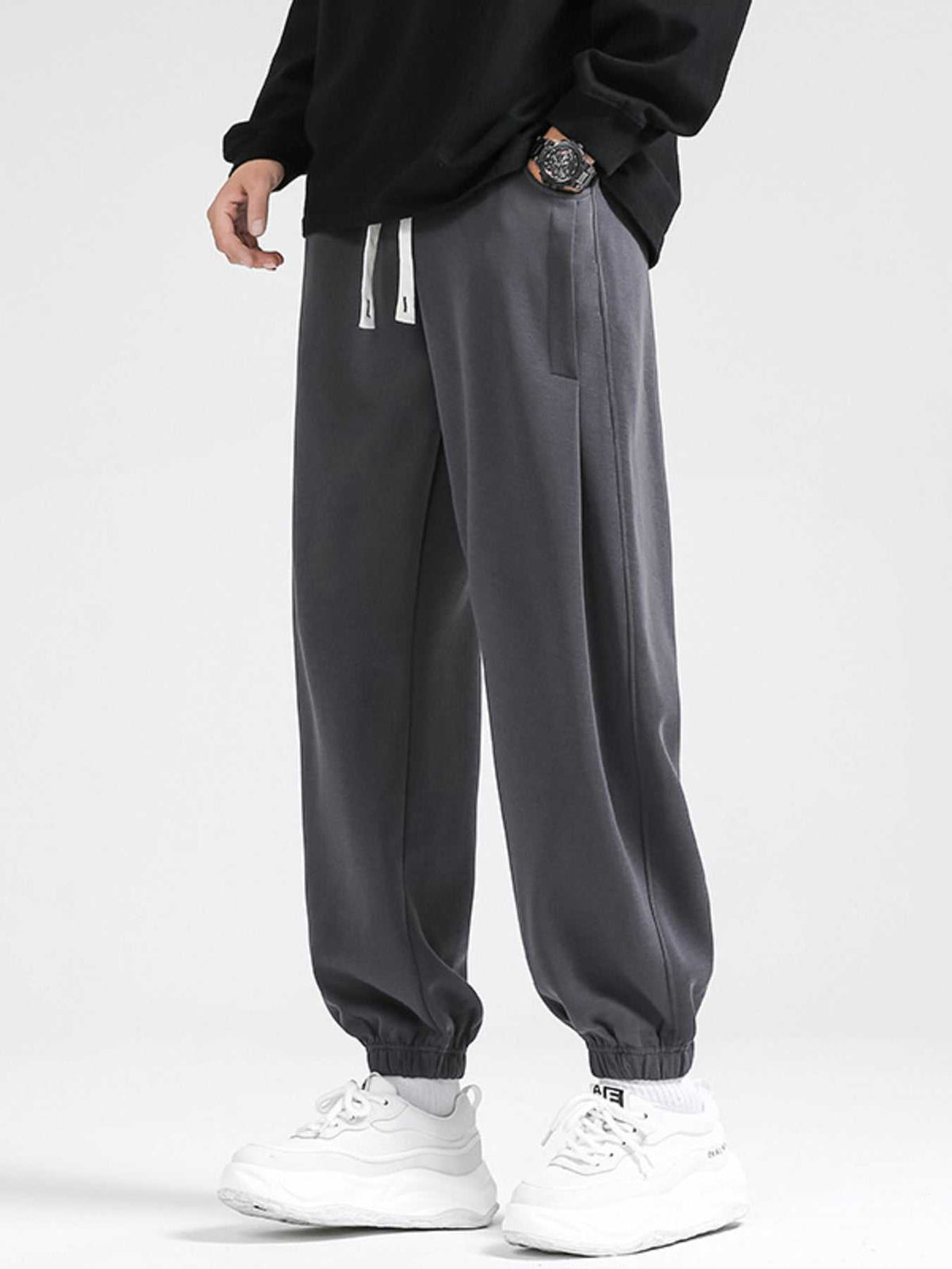 Men's Plus Size Drawstring Loose Fit Joggers 100400396113708 97 Affordable Fashion Under $100 Jerry's Apparel 