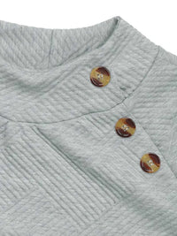 Perfee Texture Mock Neck Long Sleeve Mini Dress 100100886611740 32 Affordable Fashion Under $100 Jerry's Apparel 