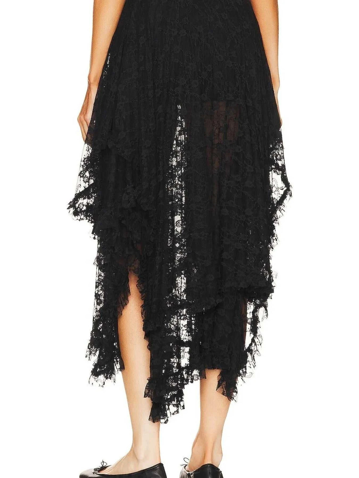 Asymmetrical Lace Midi Skirt 100100887265685 41 Gifts for Her Jerry's Apparel 