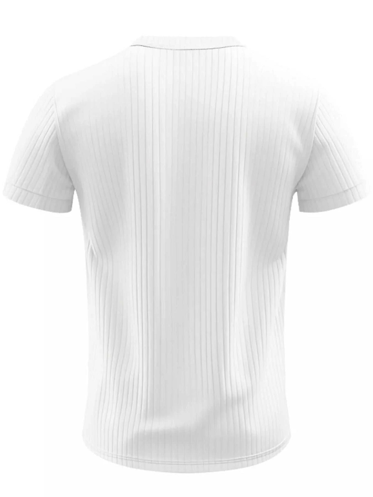 Men's Full Size Casual Ribbed Henley T-Shirt Plus Size 100400605279484 23 Affordable Fashion Under $100 Jerry's Apparel 