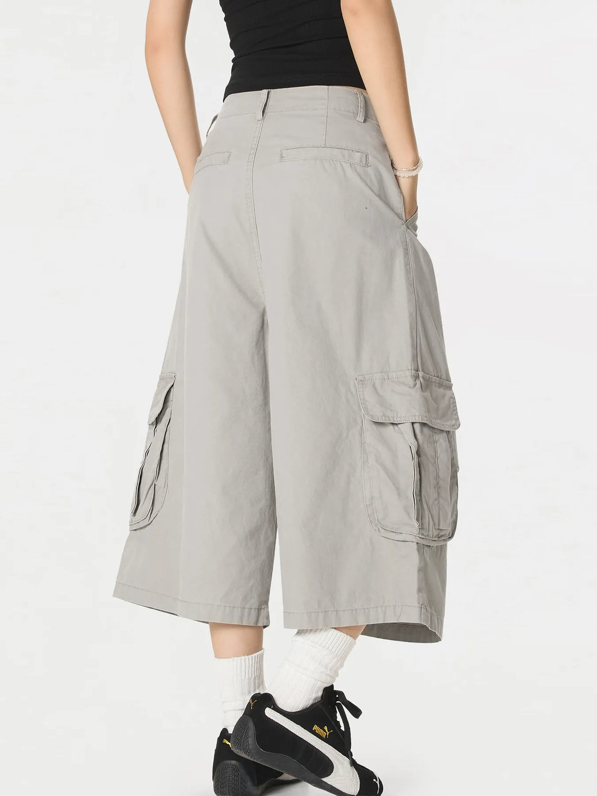 Men's Wide Leg Cargo Shorts
