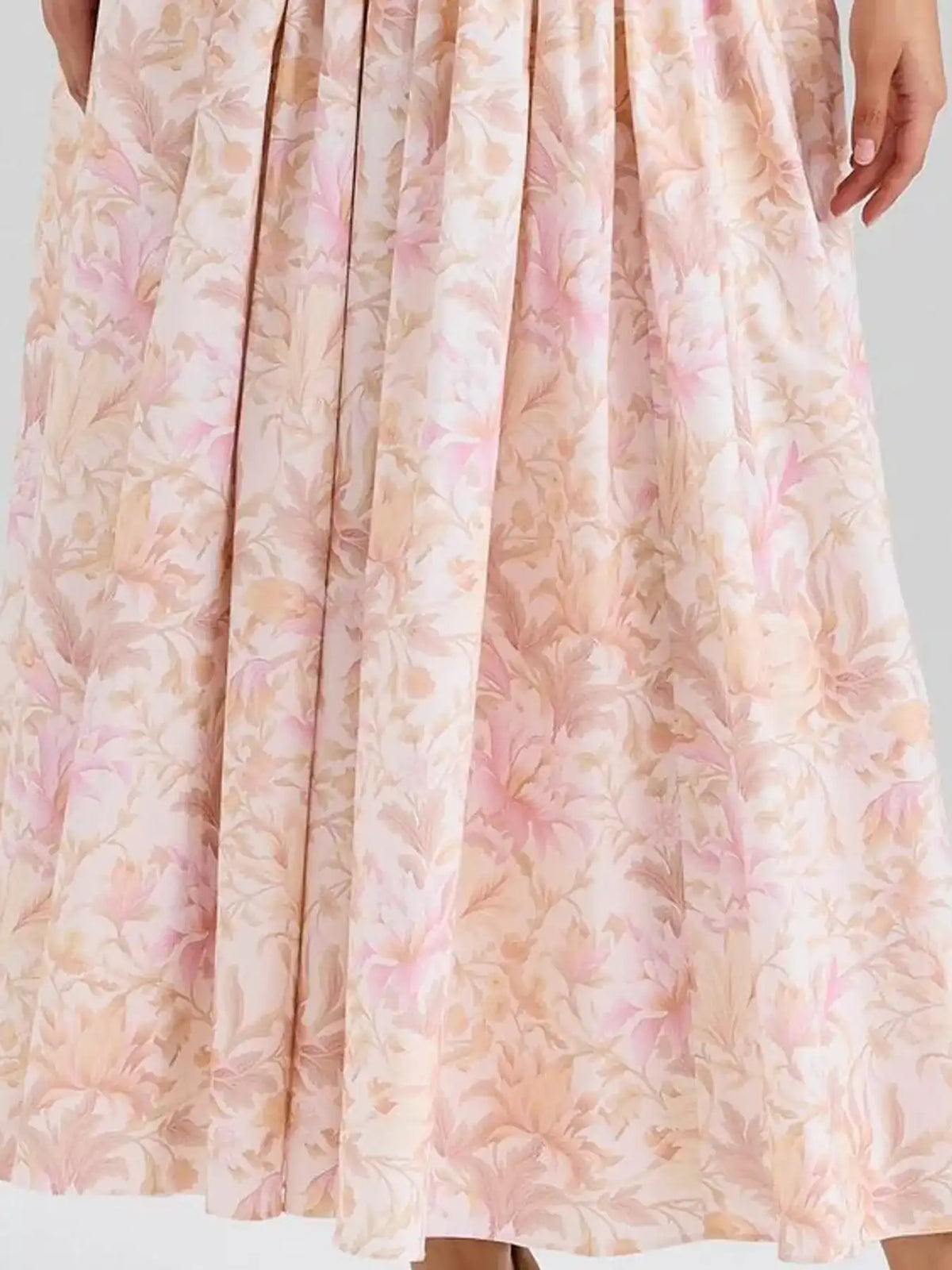 Floral Spaghetti Straps Midi Dress 101001005550846 56 Affordable Fashion Under $100 Jerry's Apparel 