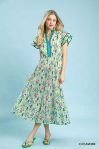Umgee Mix Floral Midi Dress 100100185751689 62 Affordable Fashion Under $100 Jerry's Apparel 