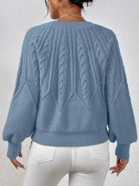Cable Knit Long Sleeve Sweater 100100200217752 36 Affordable Fashion Under $100 Jerry's Apparel 