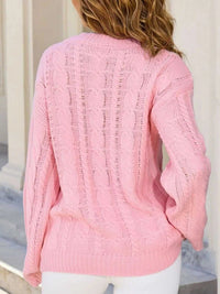 Cable Knit Long Sleeve Sweater 100100664831062 46 Affordable Fashion Under $100 Jerry's Apparel 