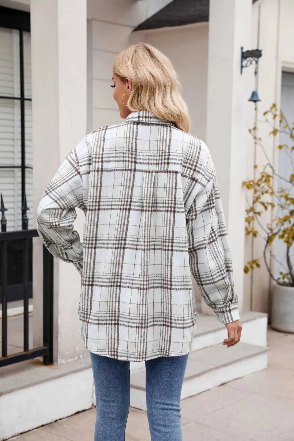 Casual Plaid Long Sleeve Shirt 100100836351743 38 Affordable Fashion Under $100 Jerry's Apparel 