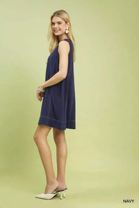 Umgee Linen Sleeveless Swing Dress 100100511051020 55 Affordable Fashion Under $100 Jerry's Apparel 