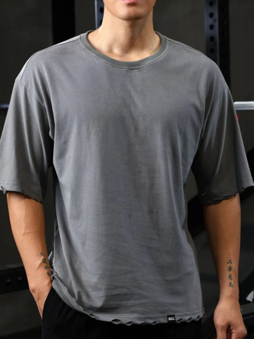 Men's Plus Size Round Neck Half Sleeve T-Shirt