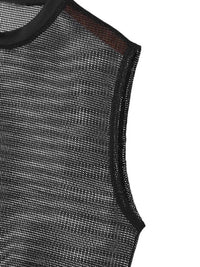 Men's Full Size Openwork Round Neck Tank Plus Size