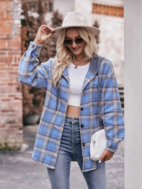 Oversized Plaid Button Up Shacket 100100074094768 50 Affordable Fashion Under $100 Jerry's Apparel 