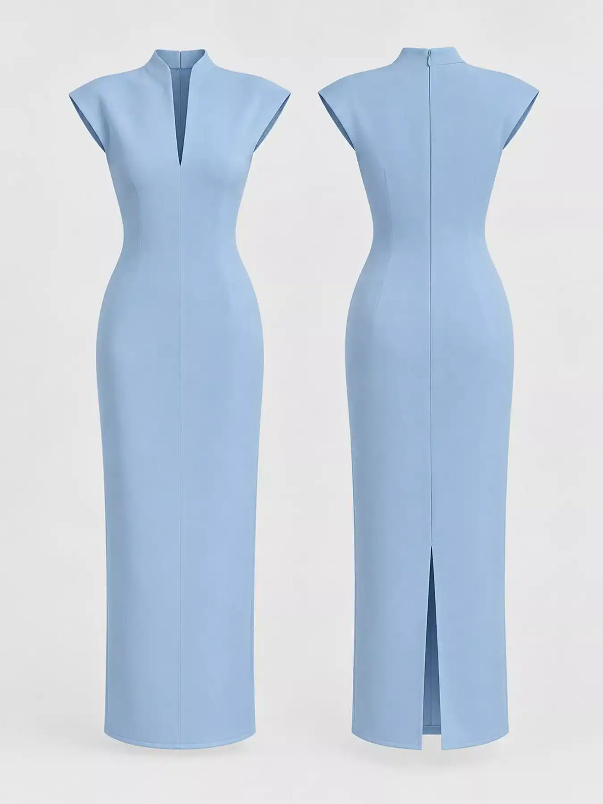 Slit Sleeveless Bodycon Midi Dress 101001165760167 45 Gifts for Her Jerry's Apparel 