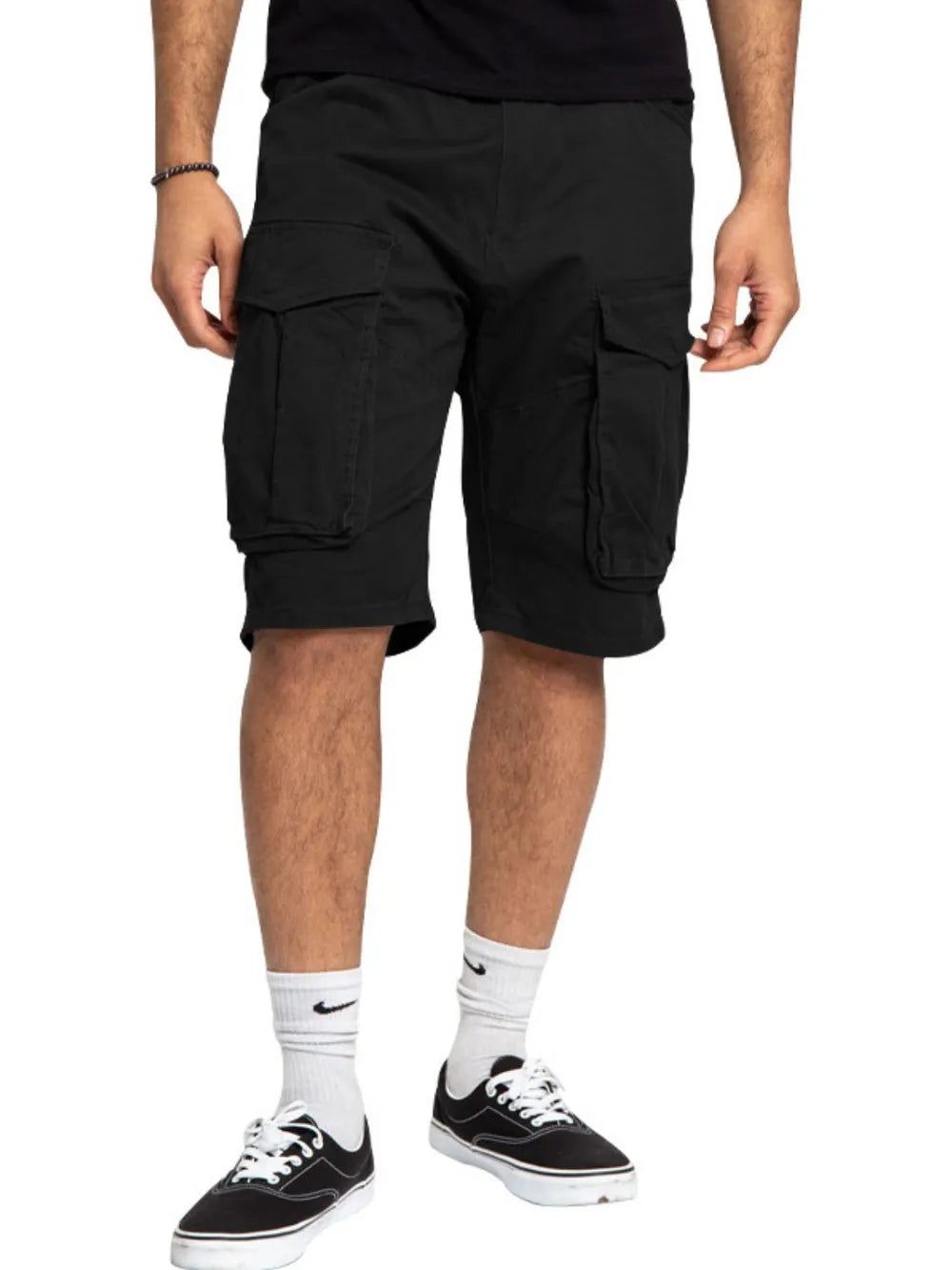 Men's Full Size Cargo Bermuda Shorts Plus Size