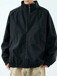 Men's Plus Size Zip Up Raglan Sleeve Jacket 104001635890561 61 Affordable Fashion Under $100 Jerry's Apparel 