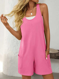 Mandy Pocketed Racerback Wide Strap Romper 100100608381245 22 Affordable Fashion Under $100 Jerry's Apparel 