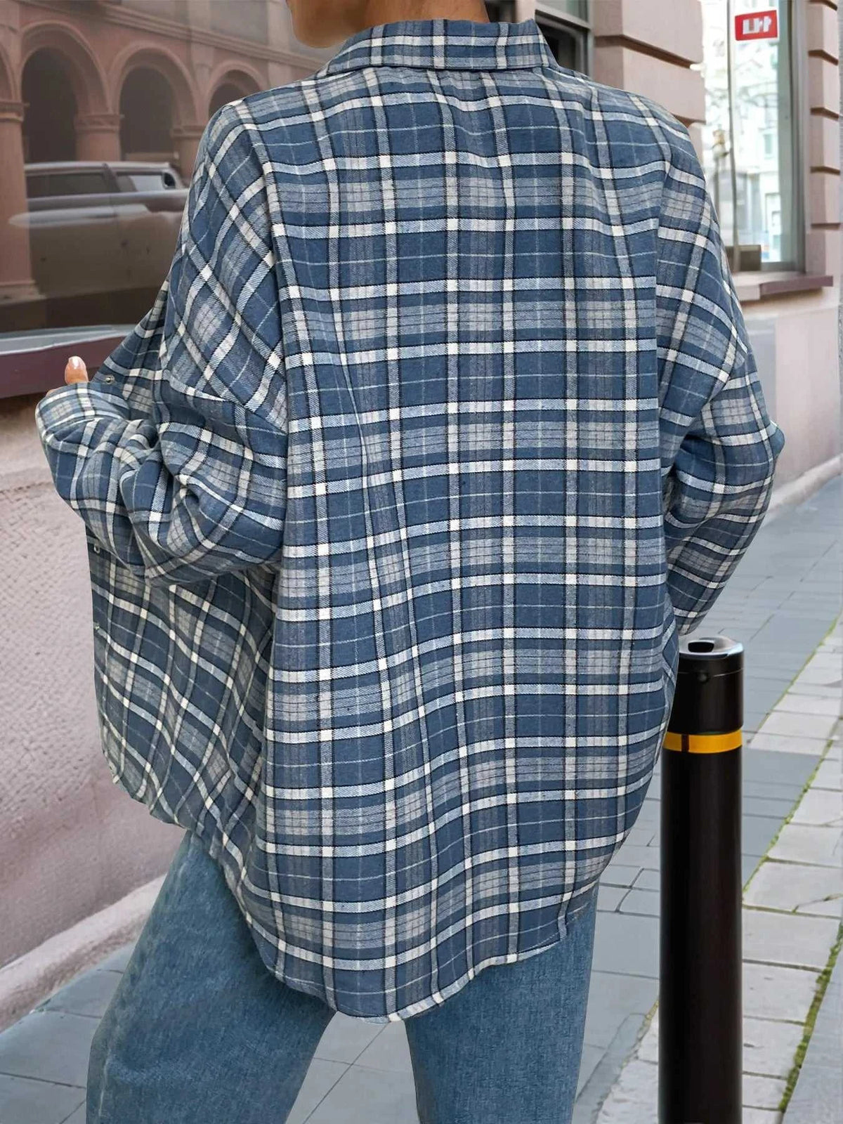 Plaid Button Up Long Sleeve Shirt 100100161474388 59 Affordable Fashion Under $100 Jerry's Apparel 