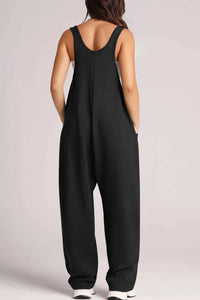 Lovelet Wide Strap Jumpsuit with Pockets 100100197263170 33 Affordable Fashion Under $100 Jerry's Apparel 