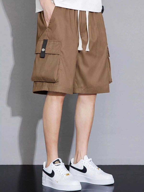 Men's Plus Size Casual Cargo Shorts with Drawstring 100400755093489 25 Affordable Fashion Under $100 Jerry's Apparel 