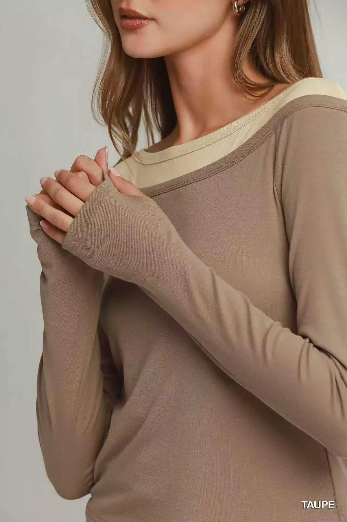Umgee Layered Twofer Long Sleeve Top 100100592731663 42 Affordable Fashion Under $100 Jerry's Apparel 