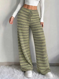 Striped Knit Wide-Leg Pants 100100141588956 35 Affordable Fashion Under $100 Jerry's Apparel 