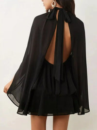 Tie Back Flare Sleeve Mini Dress 101001243212797 45 Affordable Fashion Under $100 Jerry's Apparel 
