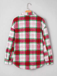 Plaid Button-Down Long Sleeve Shacket 100100614323151 46 Affordable Fashion Under $100 Jerry's Apparel 