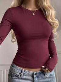 Slim-Fit Long Sleeve Crew Neck T-Shirt 101001828717894 25 Affordable Fashion Under $100 Jerry's Apparel 