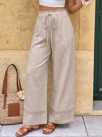 Casual Drawstring Wide Leg Pants 100100509525384 39 Seasonal Fashion Collections Jerry's Apparel 