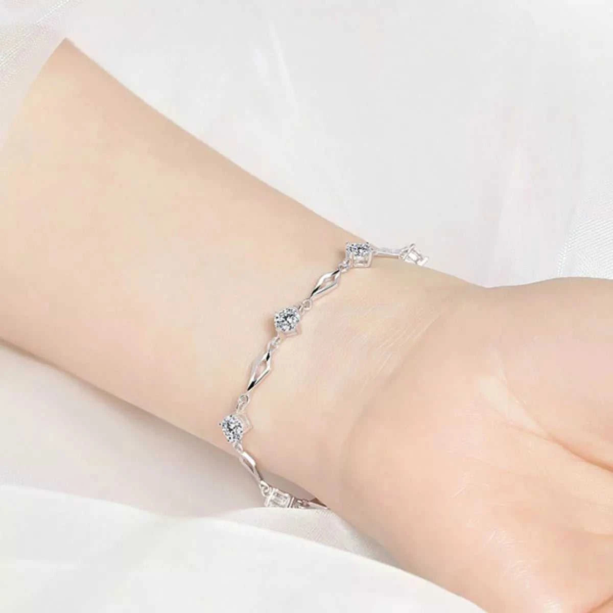 925 Sterling Silver Bracelet 100500426492595 80 Affordable Fashion Under $100 Jerry's Apparel 
