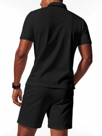 Men's Full Size Casual Short Sleeve Polo and Shorts Set Plus Size 100400870366243 34 Gifts for Him Jerry's Apparel 