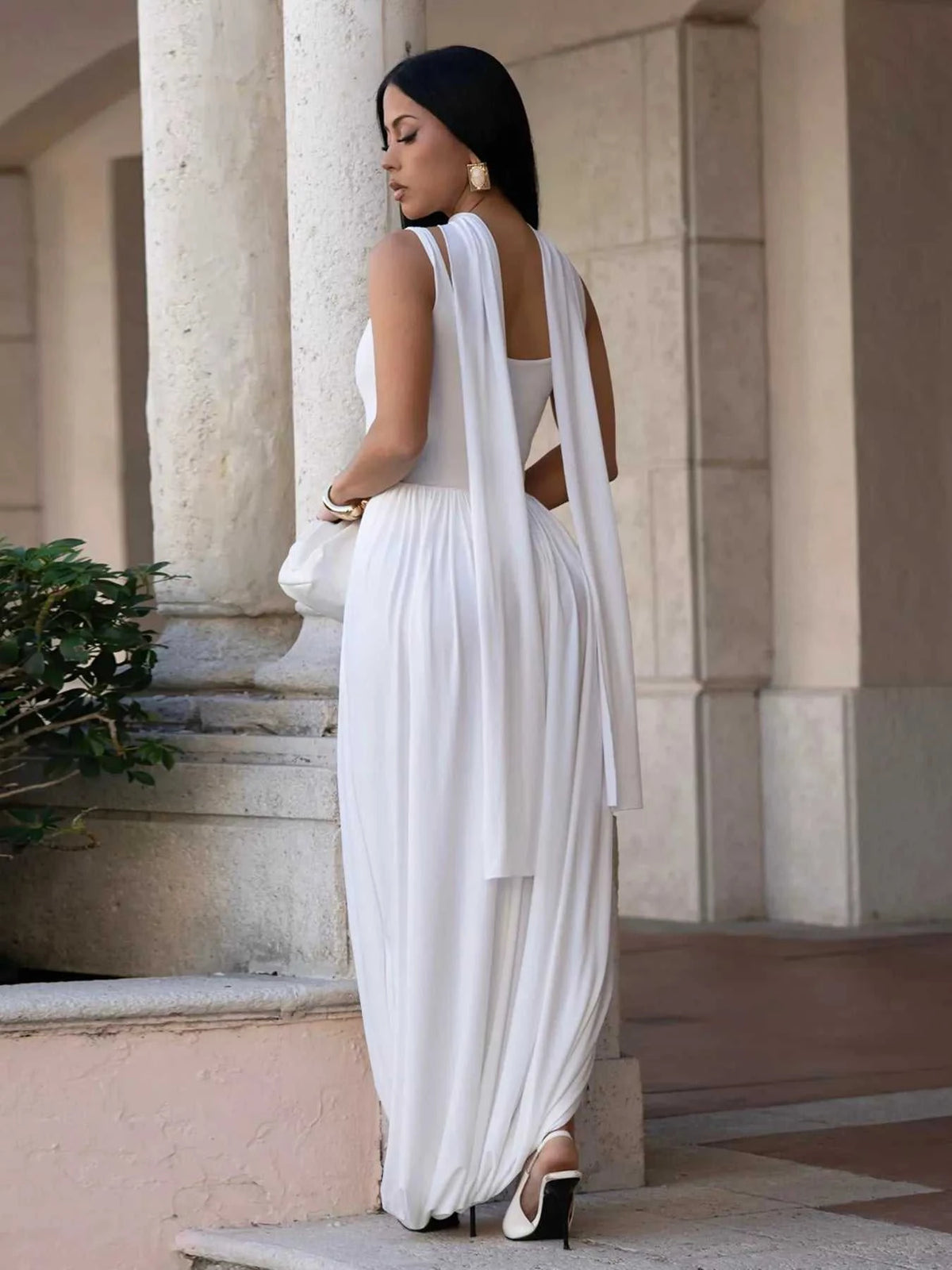 Scoop Neck Slit Maxi Dress 100100100838722 52 Affordable Fashion Under $100 Jerry's Apparel 