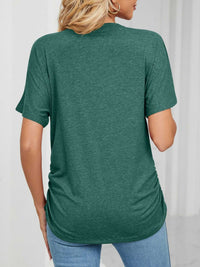 Casual V-Neck Short Sleeve T-Shirt 100100579648227 22 Affordable Fashion Under $100 Jerry's Apparel 