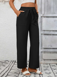 Casual Drawstring Wide Leg Pants 100100328755700 39 Affordable Fashion Under $100 Jerry's Apparel 