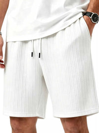Men's Full Size Casual Texture Drawstring Shorts Plus Size 104001974250005 33 Affordable Fashion Under $100 Jerry's Apparel 